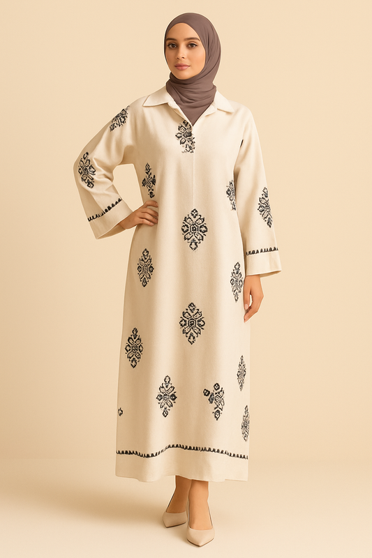 Noor Embroidered Dress
