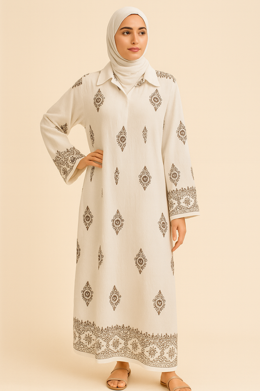 Amira Embroidered Dress